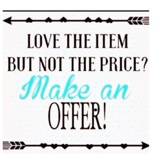 All reasonable offers welcome!!